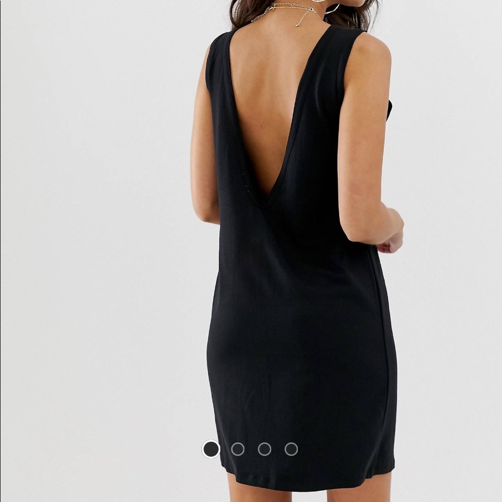 ASOS black tank dress NWT